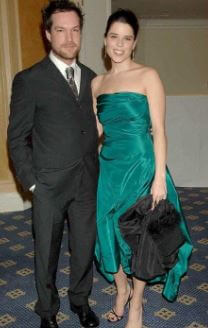 Neve Campbell with her second ex-husband John Light